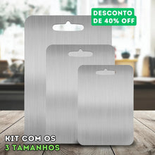 Stainless Steel Panel and Chopping Board Kitchen Household Thickened Double Sided Cutting Board Block Kneading Dough Board
