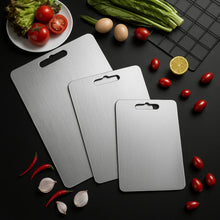 Stainless Steel Panel and Chopping Board Kitchen Household Thickened Double Sided Cutting Board Block Kneading Dough Board