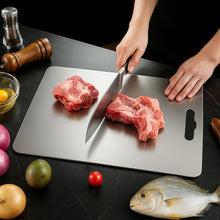 Stainless Steel Panel and Chopping Board Kitchen Household Thickened Double Sided Cutting Board Block Kneading Dough Board