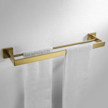 Brushed Gold Bathroom Rail Set