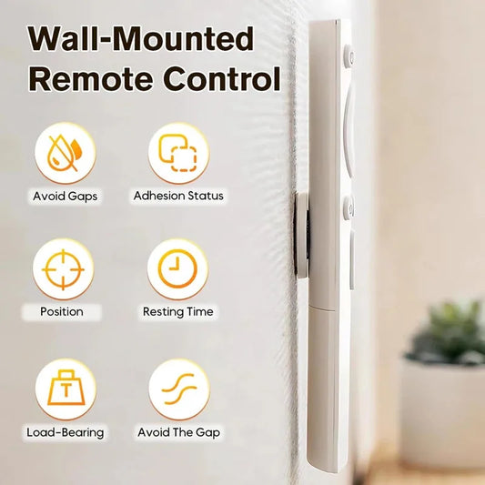 Magnetic Remote Control Wall Holder –  Self‑Adhesive
