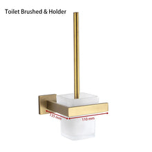 Brushed Gold Bathroom Accessories