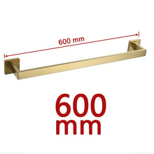Brushed Gold Bathroom Rail Set