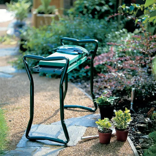 Folding Garden Kneeler & Seat with Tool Bag