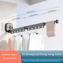 Retractable Wall Drying Rack