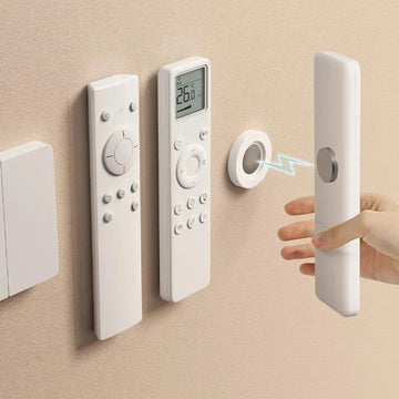 Magnetic Remote Control Wall Holder –  Self‑Adhesive