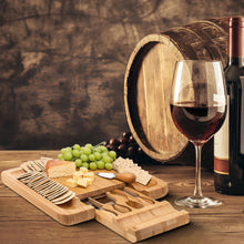 Bamboo serving board & knife set