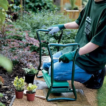 Folding Garden Kneeler & Seat with Tool Bag