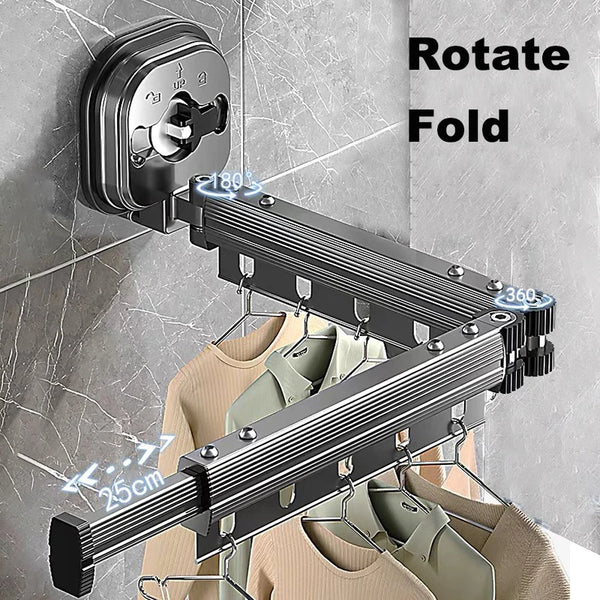 Retractable Wall Drying Rack