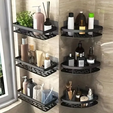 Adhesive Bathroom Storage Rack