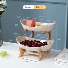 Scandi Tiered Fruit Bowl Stand